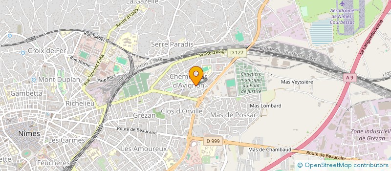 localisation de l'entreprise MONSIEUR FREDERIC ACHOR à NIMES