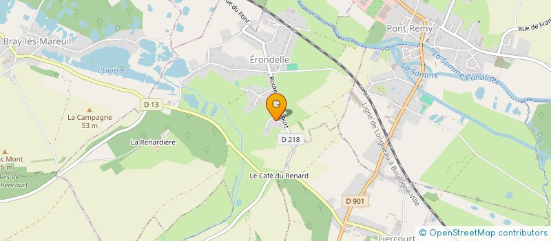 localisation de l'entreprise MONSIEUR FREDERIC ADAM  ERONDELLE