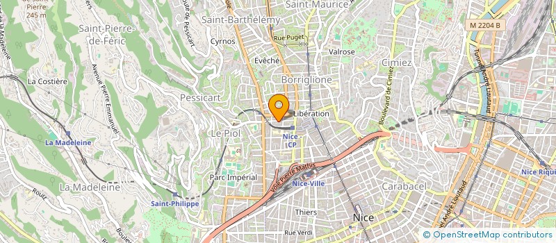 localisation de l'entreprise MONSIEUR FREDERIC ADAM à NICE