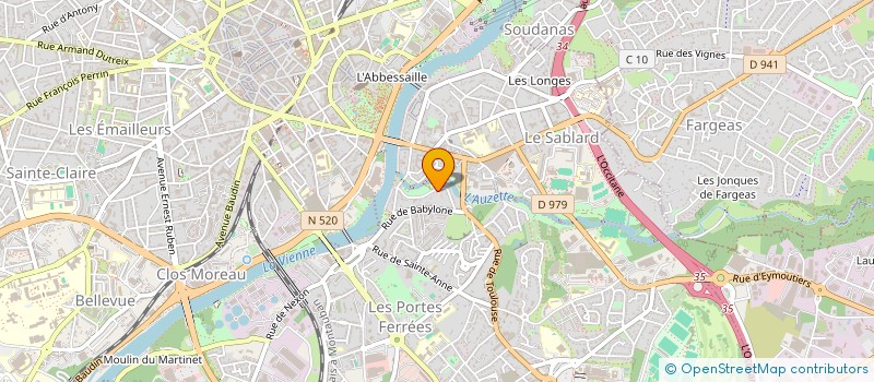 localisation de l'entreprise MONSIEUR FREDERIC ADAMSKI à LIMOGES