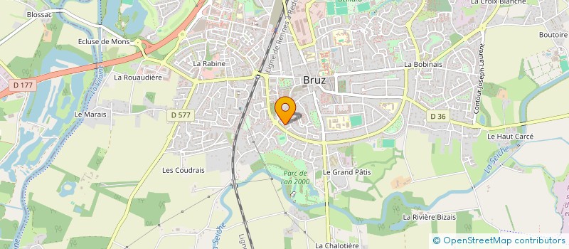 localisation de l'entreprise MONSIEUR FREDERIC ADEN  BRUZ