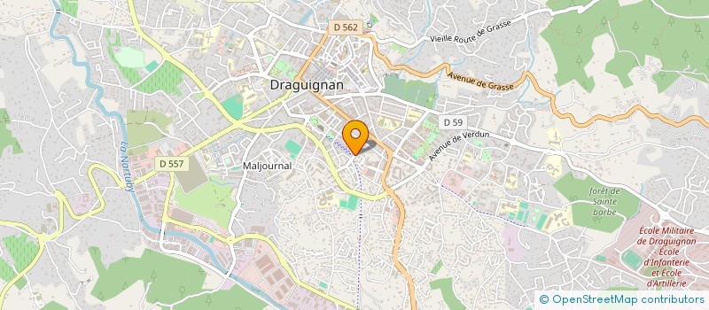 localisation de l'entreprise MONSIEUR FREDERIC ADHOUTE  DRAGUIGNAN