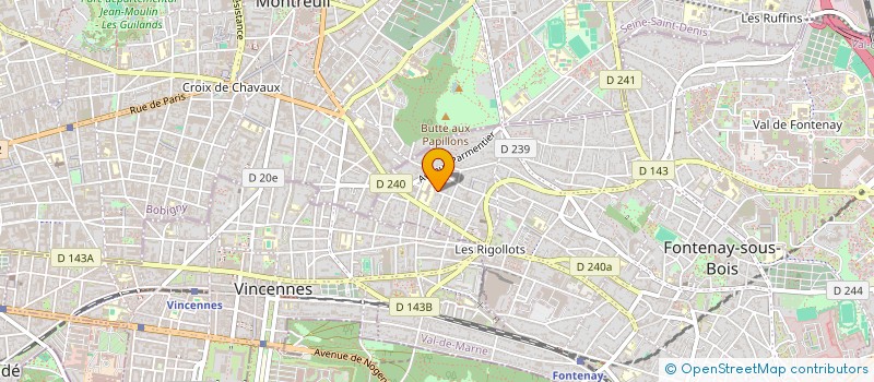 localisation de l'entreprise MONSIEUR FREDERIC ALAIME à FONTENAY-SOUS-BOIS