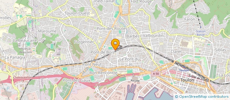 localisation de l'entreprise MONSIEUR FREDERIC ALARIO  TOULON