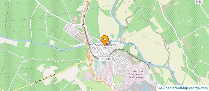 localisation de l'entreprise MONSIEUR FREDERIC ALBERT  SAINT-THIBERY