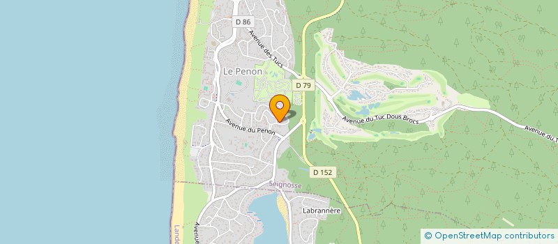 localisation de l'entreprise MONSIEUR FREDERIC ALBOUY  LABENNE