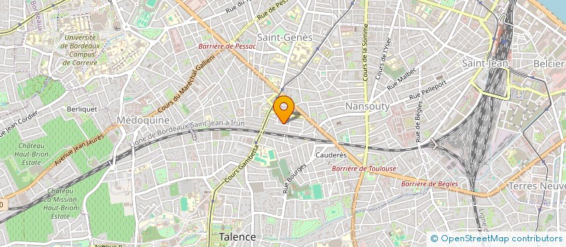 localisation de l'entreprise MONSIEUR FREDERIC ALEXIS-ALPHONSE à TALENCE