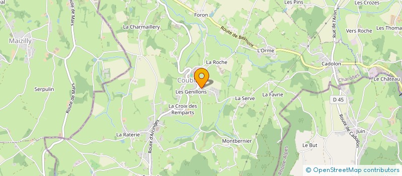 localisation de l'entreprise MONSIEUR FREDERIC ALIX à COUBLANC