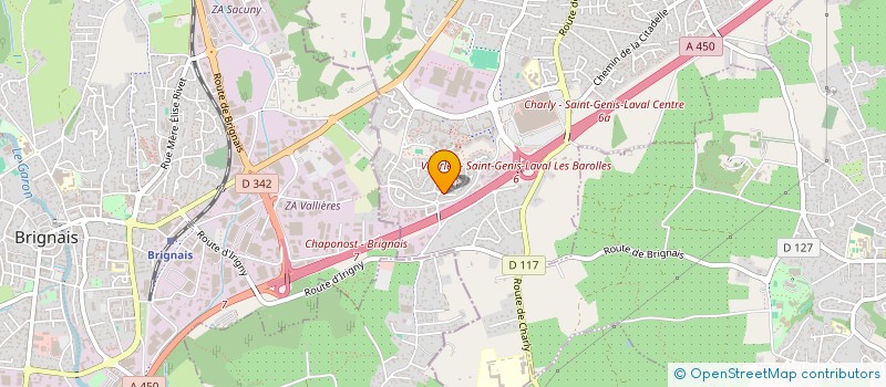 localisation de l'entreprise MONSIEUR FREDERIC ALLAIS  SAINT-GENIS-LAVAL