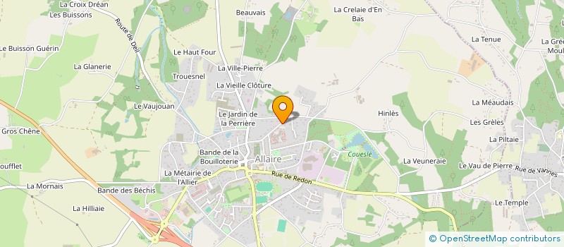 localisation de l'entreprise MONSIEUR FREDERIC ALLARD à ALLAIRE