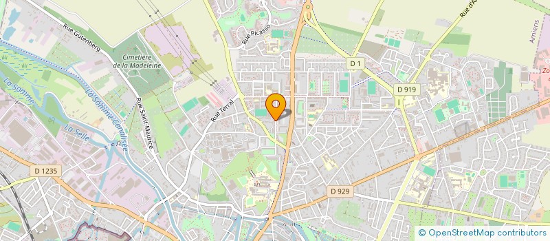 localisation de l'entreprise MONSIEUR FREDERIC ALLEXANDRE  AMIENS