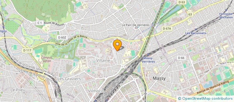 localisation de l'entreprise MONSIEUR FREDERIC ALLIET à MASSY