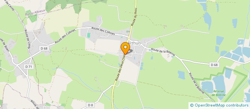 localisation de l'entreprise MONSIEUR FREDERIC ALLIGIER  ARTHUN