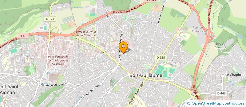 localisation de l'entreprise MONSIEUR FREDERIC ALLIX à BOIS-GUILLAUME