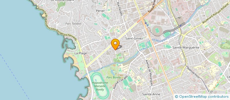 localisation de l'entreprise MONSIEUR FREDERIC ALLOUCHE  MARSEILLE