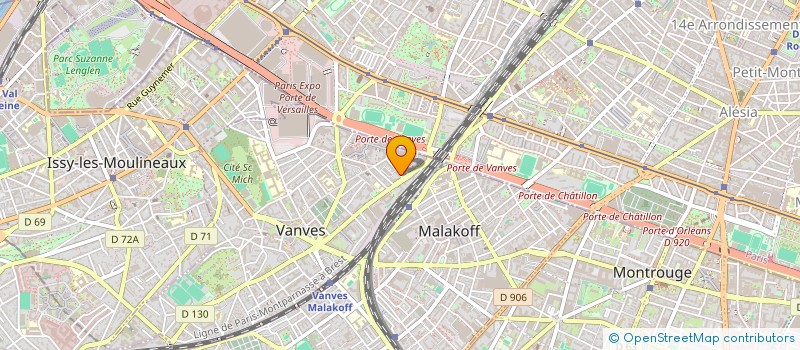 localisation de l'entreprise MONSIEUR FREDERIC ALONZO  VANVES