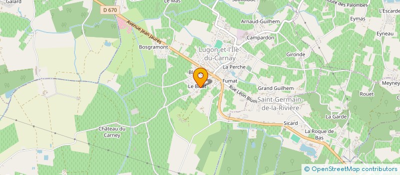 localisation de l'entreprise MONSIEUR FREDERIC ALVERGNE  LUGON-ET-L'ILE-DU-CARNAY