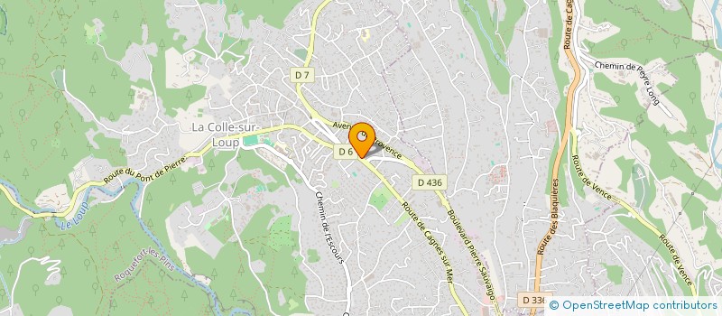 localisation de l'entreprise MONSIEUR FREDERIC AMAGAT à LA COLLE-SUR-LOUP