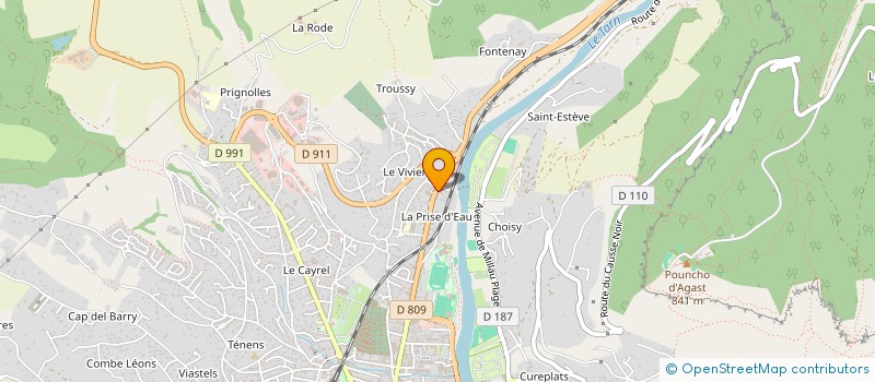 localisation de l'entreprise MONSIEUR FREDERIC AMARI  MILLAU