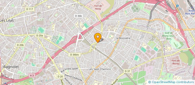 localisation de l'entreprise MONSIEUR FREDERIC AMBROISINE à MONTREUIL