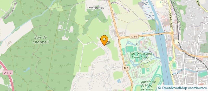 localisation de l'entreprise MONSIEUR FREDERIC AMEIL  BELLERIVE-SUR-ALLIER