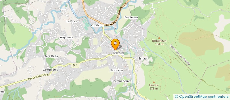 localisation de l'entreprise MONSIEUR FREDERIC AMESTOY à ASCAIN