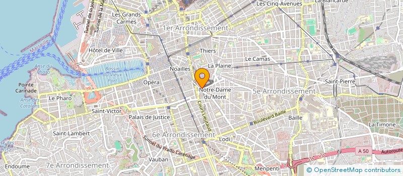 localisation de l'entreprise MONSIEUR FREDERIC ANANTI à MARSEILLE