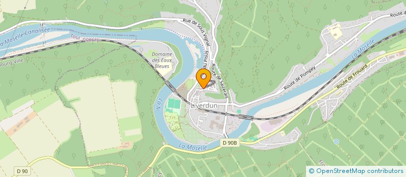 localisation de l'entreprise MONSIEUR FREDERIC ANCE  LIVERDUN