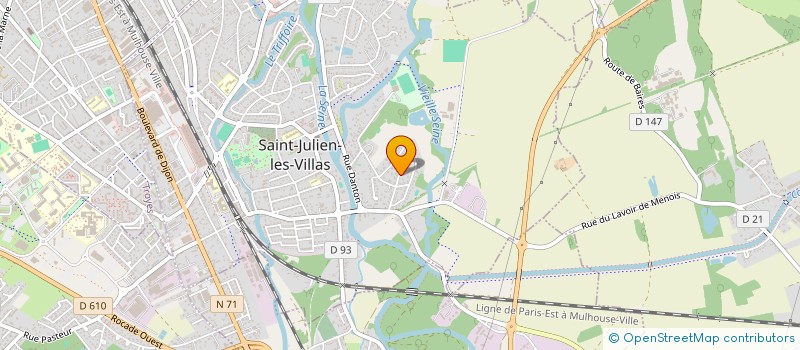 localisation de l'entreprise MONSIEUR FREDERIC ANCELOT  SAINT-JULIEN-LES-VILLAS