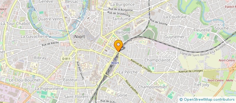 localisation de l'entreprise MONSIEUR FREDERIC ANDRE à NIORT