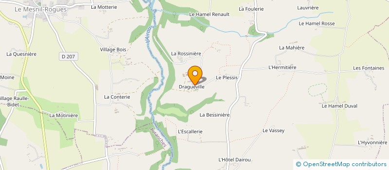 localisation de l'entreprise MONSIEUR FREDERIC ANDRE à LE MESNIL-VILLEMAN
