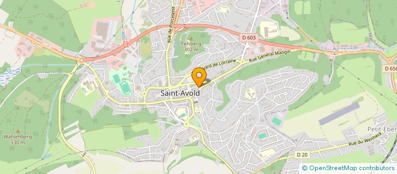 localisation de l'entreprise MONSIEUR FREDERIC ANDRES à SAINT-AVOLD