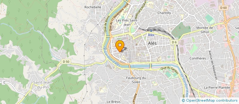 localisation de l'entreprise MONSIEUR FREDERIC ANDRES à ALES