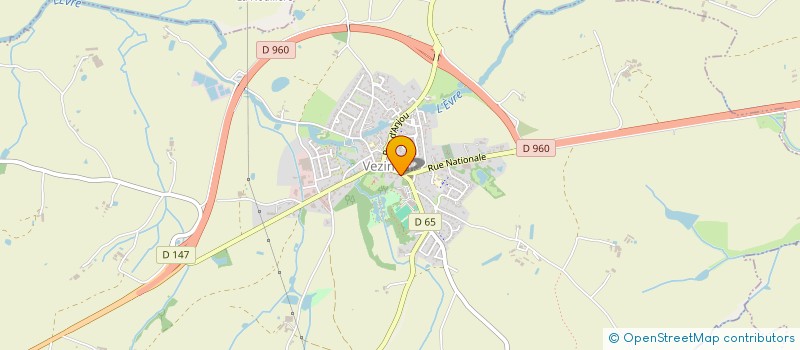 localisation de l'entreprise MONSIEUR FREDERIC ANDRIEU  VEZINS