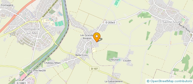 localisation de l'entreprise MONSIEUR FREDERIC ANDRIEUX  SAINTE-SOULLE