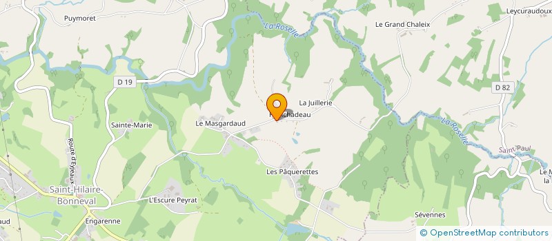 localisation de l'entreprise MONSIEUR FREDERIC ANDURAND à SAINT-HILAIRE-BONNEVAL
