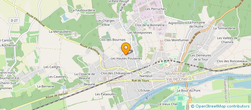 localisation de l'entreprise MONSIEUR FREDERIC ANNA  MONTRICHARD-VAL-DE-CHER