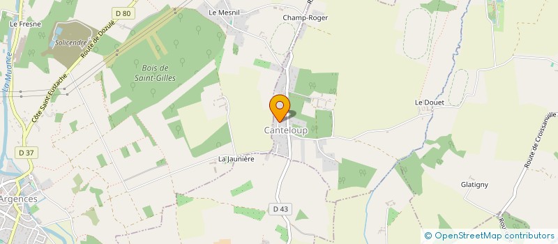 localisation de l'entreprise MONSIEUR FREDERIC ANNE  CANTELOUP