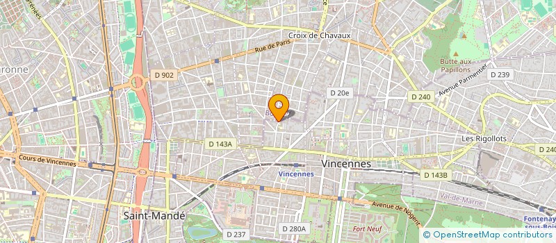 localisation de l'entreprise MONSIEUR FREDERIC ANQUETIL à VINCENNES