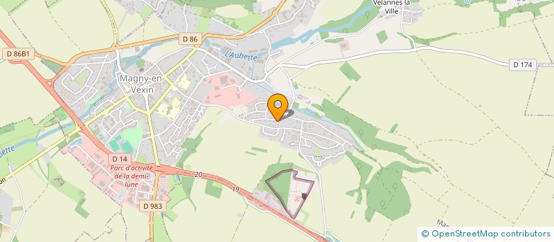 localisation de l'entreprise MONSIEUR FREDERIC ANSART  MAGNY-EN-VEXIN