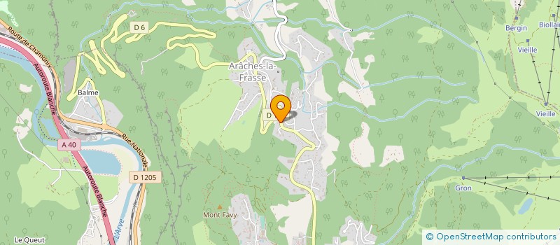 localisation de l'entreprise MONSIEUR FREDERIC ANSEL  ARACHES-LA-FRASSE