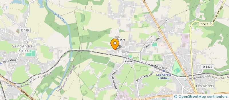 localisation de l'entreprise MONSIEUR FREDERIC ANSELMINO  LES ABRETS-EN-DAUPHINE