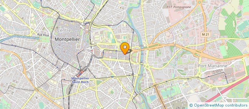 localisation de l'entreprise MONSIEUR FREDERIC AOUDE à MONTPELLIER