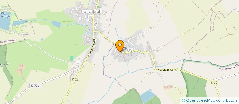 localisation de l'entreprise MONSIEUR FREDERIC APPEL  LENING