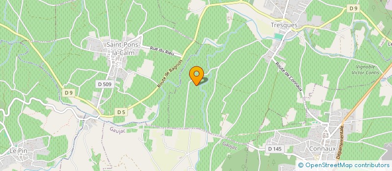 localisation de l'entreprise MONSIEUR FREDERIC ARAGON  TRESQUES