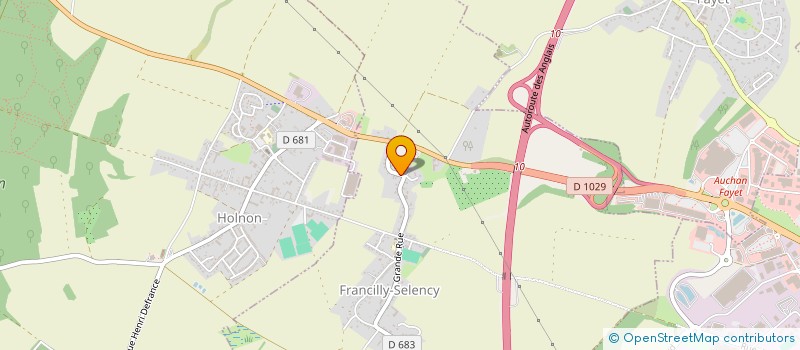 localisation de l'entreprise MONSIEUR FREDERIC ARAGON MENNECHET  FRANCILLY-SELENCY