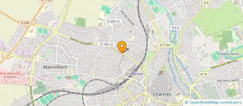 localisation de l'entreprise MONSIEUR FREDERIC ARBOUCALOT à CHARTRES