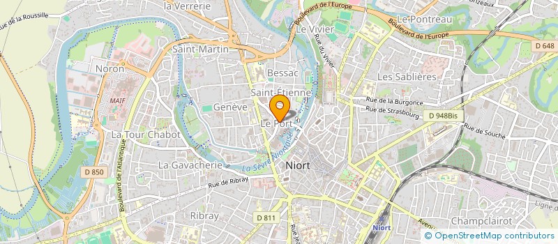 localisation de l'entreprise MONSIEUR FREDERIC ARCENT à NIORT