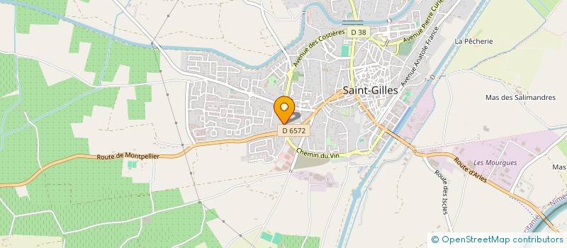 localisation de l'entreprise MONSIEUR FREDERIC ARLAC à SAINT-GILLES