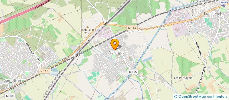 localisation de l'entreprise MONSIEUR FREDERIC ARNAL  VALERGUES